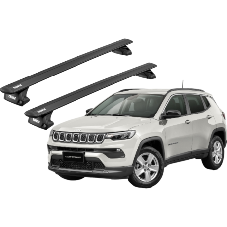 Barras THULE EVO WingBar para autos JEEP Compass desde 2017 negro