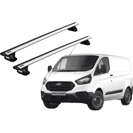 Barras THULE EVO WingBar para Van FORD Transit Custom 2013 a 2018