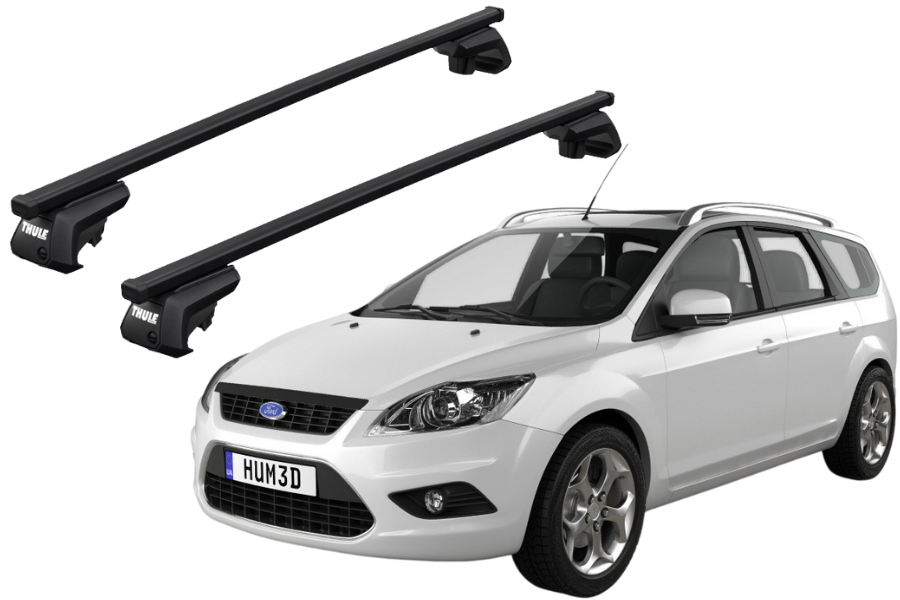 Barras THULE SmartRack XT para autos FORD Focus 2008 a 2011