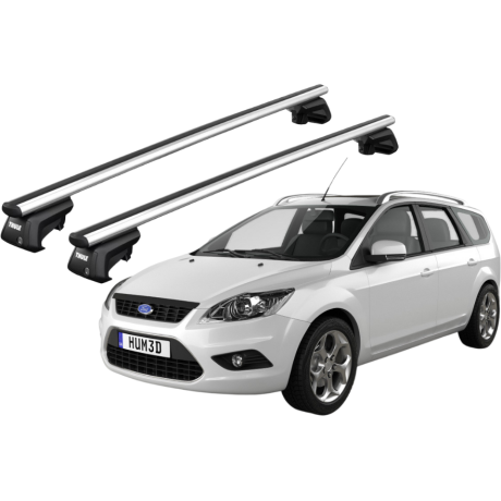 Barras THULE SmartRack XT AluBar para autos FORD Focus 2008 a 2011
