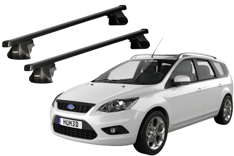Barras THULE SmartRack para autos FORD Focus 2008 a 2011