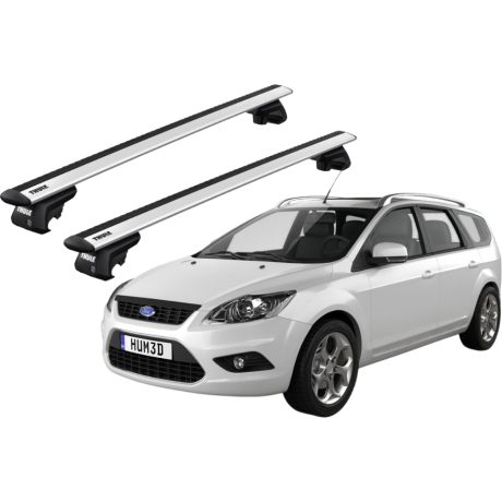 Barras THULE EVO WingBar para autos FORD Focus 2008 a 2011
