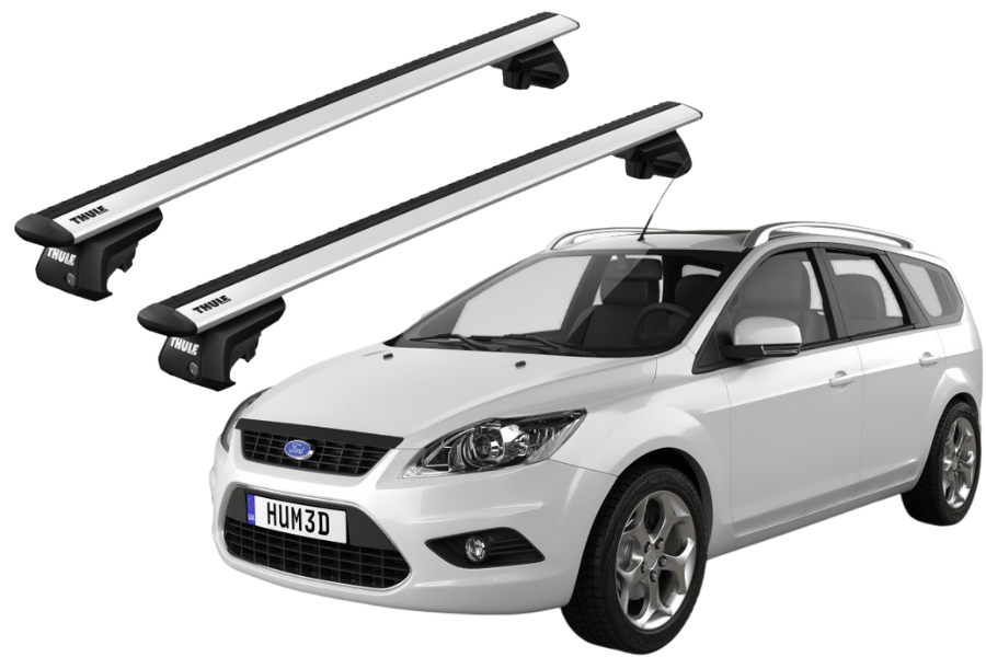 Barras THULE EVO WingBar para autos FORD Focus 2008 a 2011
