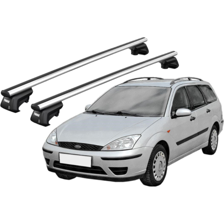 Barras THULE SmartRack XT AluBar para autos FORD Focus 2004 a 2007