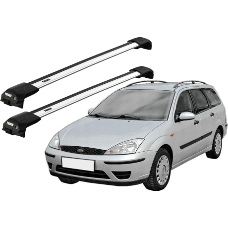 Barras THULE EDGE Flush para autos FORD Focus 2004 a 2007