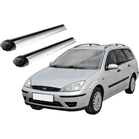 Barras THULE EVO AeroBar para autos FORD Focus 2004 a 2007 negro