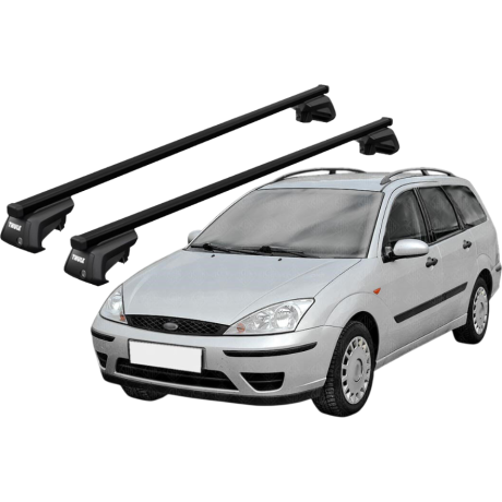 Barras THULE EVO SquareBar para autos FORD Focus 2004 a 2007