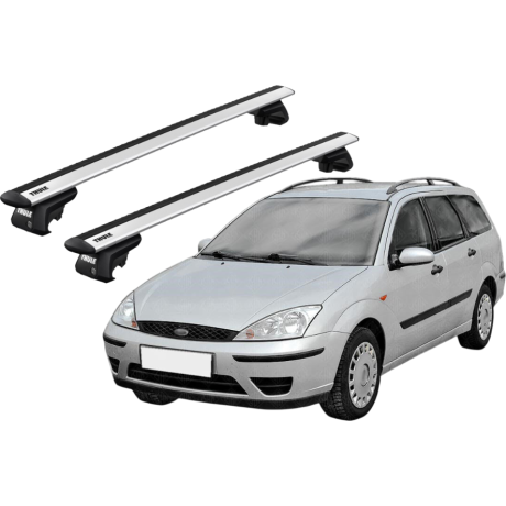 Barras THULE EVO WingBar para autos FORD Focus 2004 a 2007