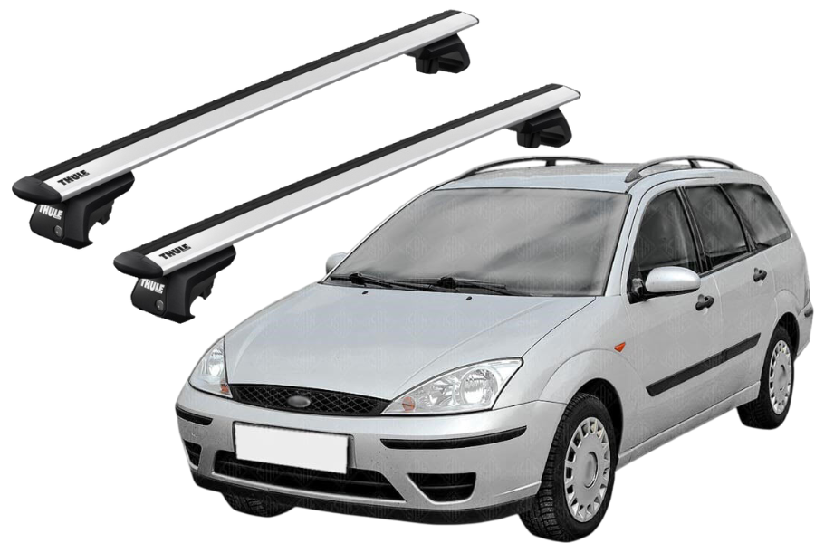 Barras THULE EVO WingBar para autos FORD Focus 2004 a 2007