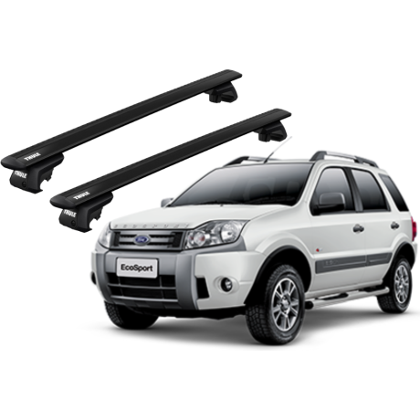 Barras THULE EVO WingBar para autos FORD Ecosport 2010 a 2017 negro
