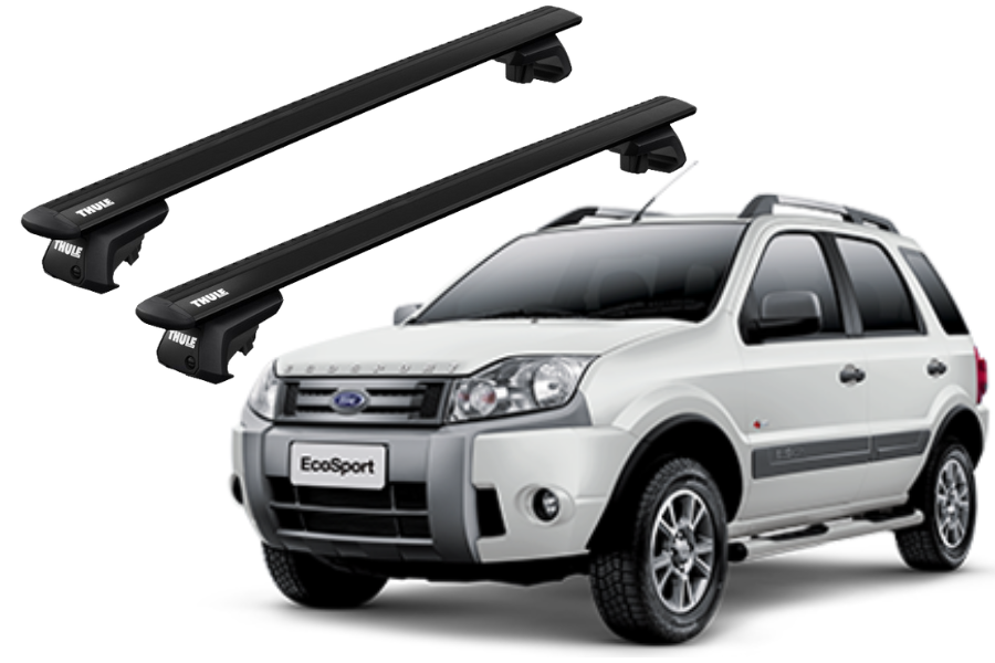 Barras THULE EVO WingBar para autos FORD Ecosport 2010 a 2017 negro
