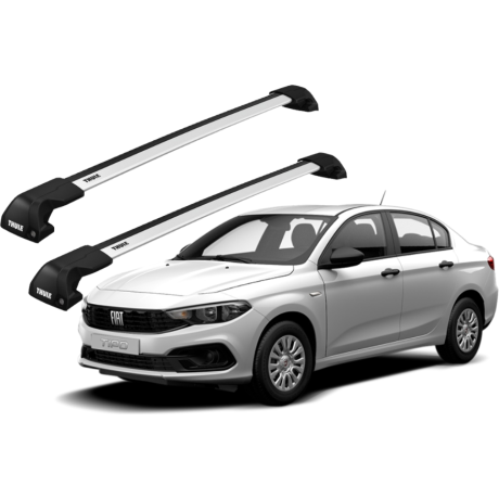 Barras THULE EDGE Flush para autos FIAT Tipo desde 2016 a 2020