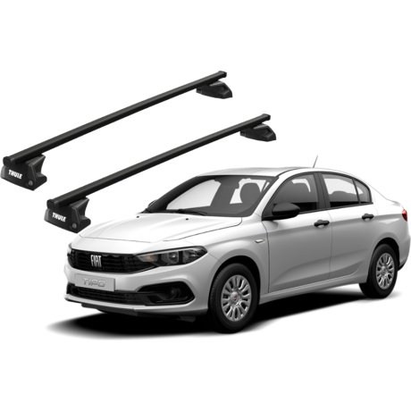 Barras THULE EVO SquareBar para autos FIAT Tipo desde 2016 a 2020