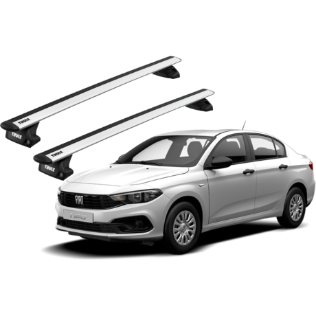 Barras THULE EVO WingBar para autos FIAT Tipo desde 2016 a 2020