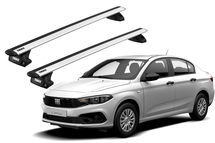 Barras THULE EVO WingBar para autos FIAT Tipo desde 2016 a 2020