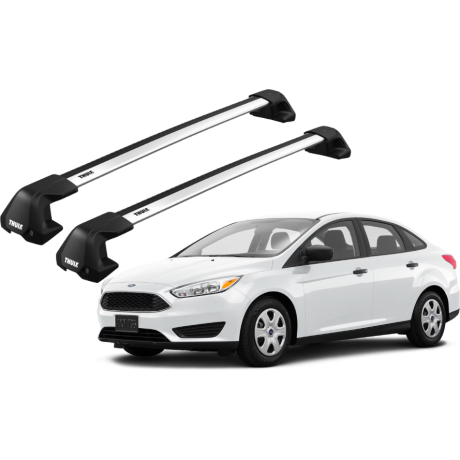 Barras THULE EDGE Flush para autos FORD Focus 2011 a 2018