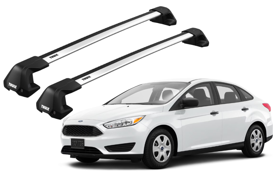 Barras THULE EDGE Flush para autos FORD Focus 2011 a 2018