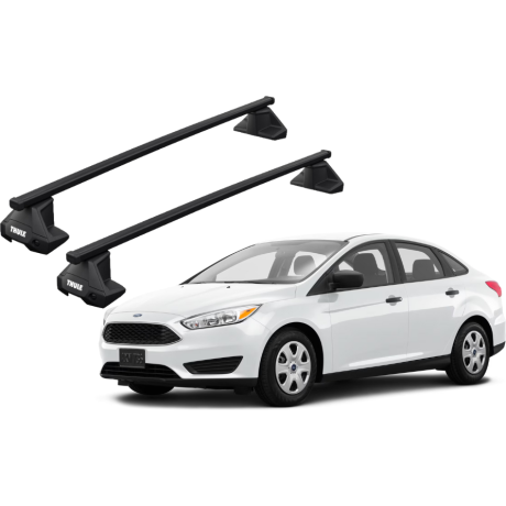 Barras THULE EVO SquareBar para autos FORD Focus 2011 a 2018