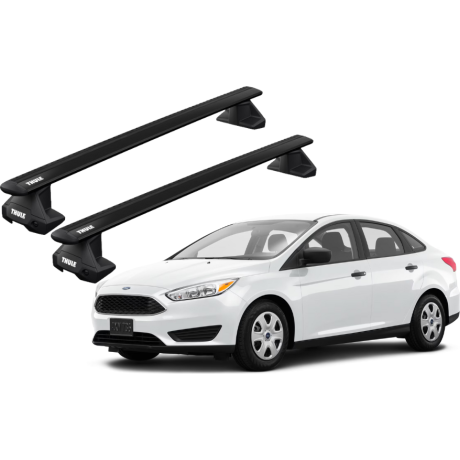 Barras THULE EVO WingBar para autos FORD Focus 2011 a 2018 negro