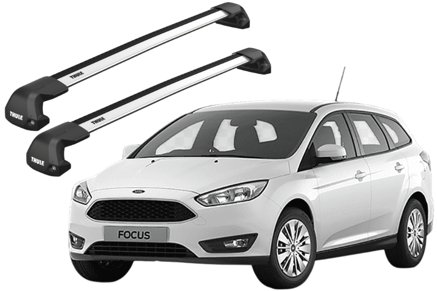 Barras THULE EDGE Flush para autos FORD Focus 2005 a 2011