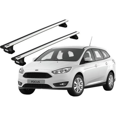 Barras THULE EVO WingBar para autos FORD Focus 2005 a 2011