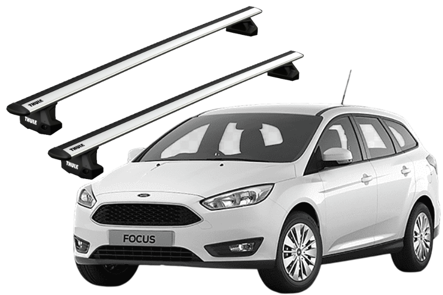 Barras THULE EVO WingBar para autos FORD Focus 2005 a 2011