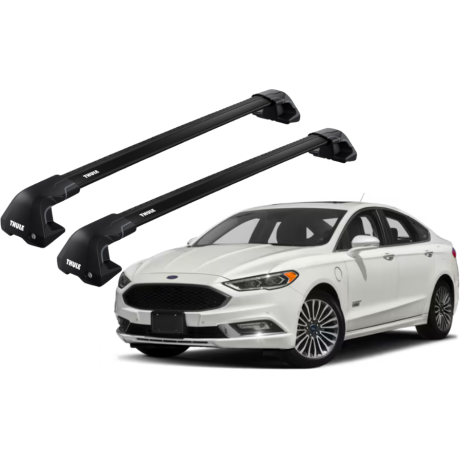 Barras THULE EDGE Flush para autos FORD Fusion desde 2013 - 2019 negro
