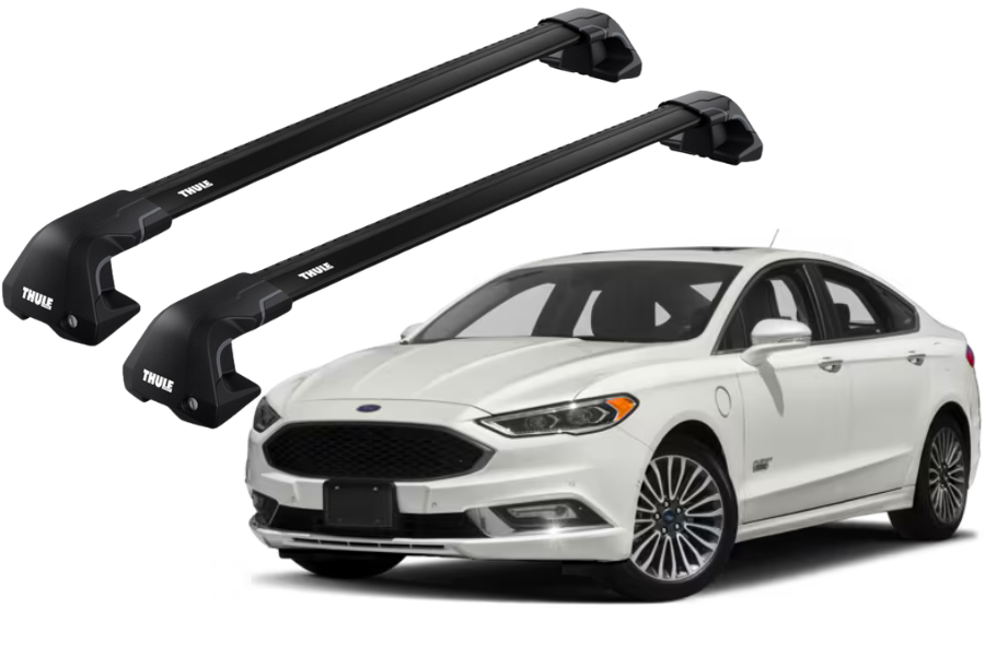 Barras THULE EDGE Flush para autos FORD Fusion desde 2013 - 2019 negro