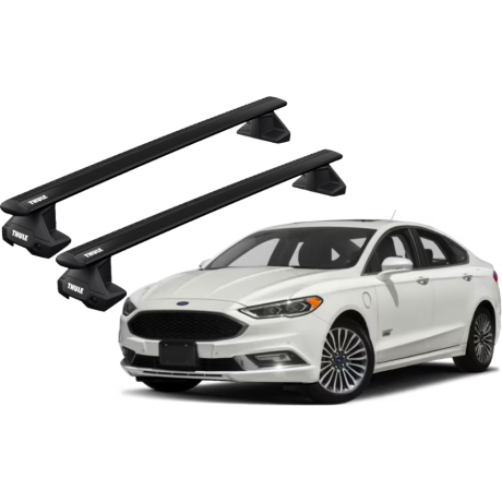 Barras THULE EVO WingBar para autos FORD Fusion desde 2013 - 2019 negro
