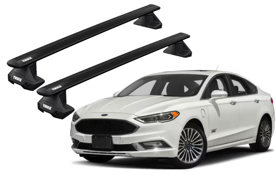 Barras THULE EVO WingBar para autos FORD Fusion desde 2013 - 2019 negro