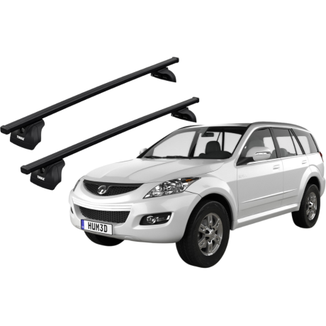 Barras THULE SquareBar para autos GREAT WALL Haval H5 desde 2011 - 2018