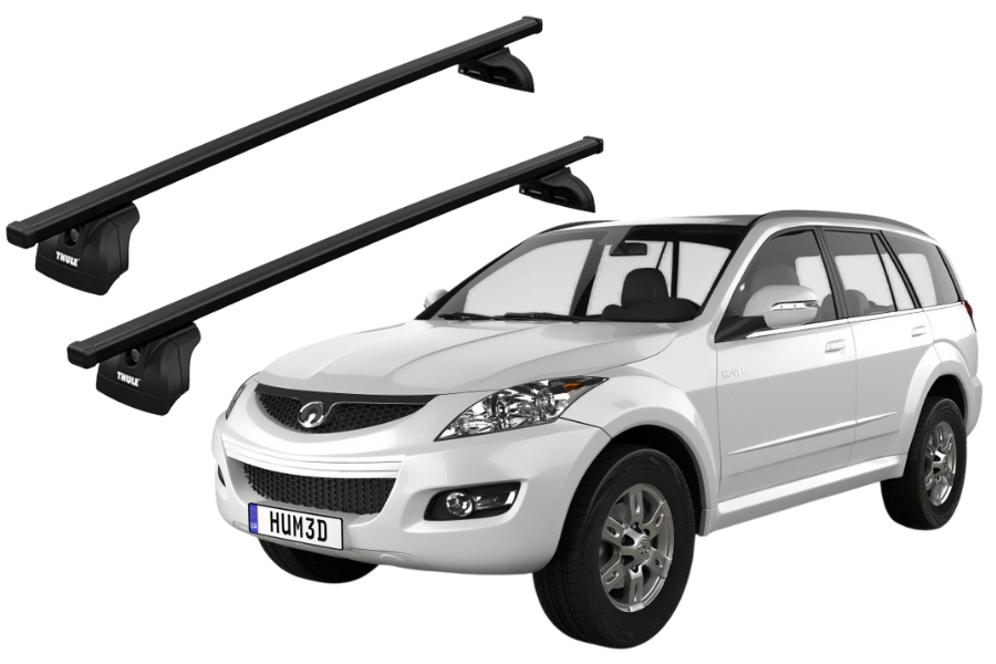 Barras THULE SquareBar para autos GREAT WALL Haval H5 desde 2011 - 2018