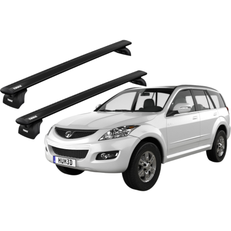Barras THULE WingBar para autos GREAT WALL Haval H5 desde 2011 - 2018 negro