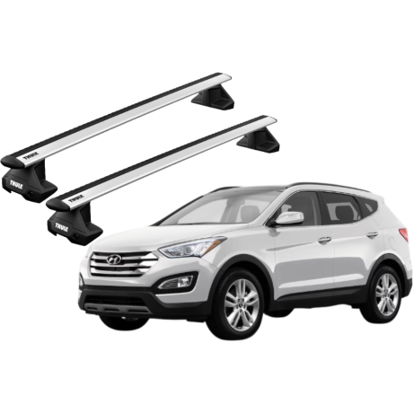 Barras THULE EVO WingBar para autos HYUNDAI Santa Fe 2013 a 2015