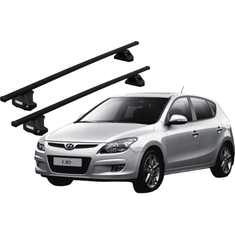 Barras THULE EVO SquareBar para autos HYUNDAI i30 2012 a 2017