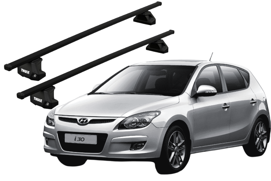 Barras THULE EVO SquareBar para autos HYUNDAI i30 2012 a 2017