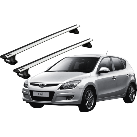 Barras THULE EVO WingBar para autos HYUNDAI i30 2012 a 2017