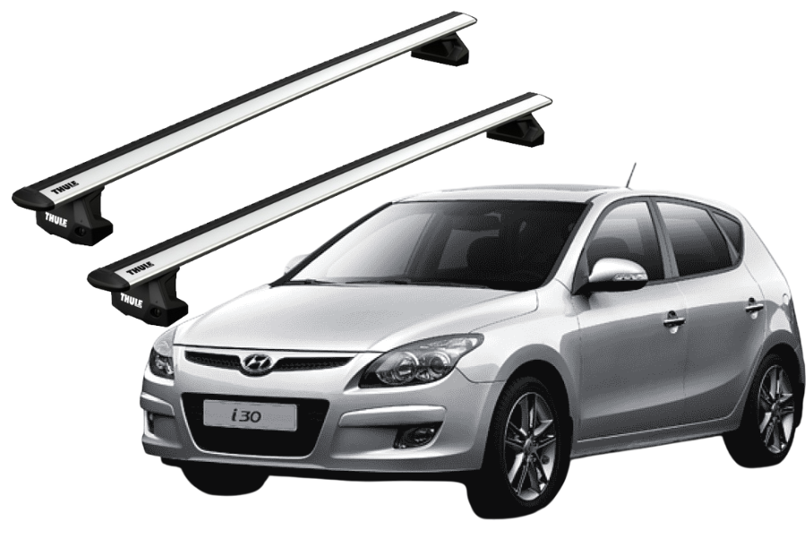 Barras THULE EVO WingBar para autos HYUNDAI i30 2012 a 2017