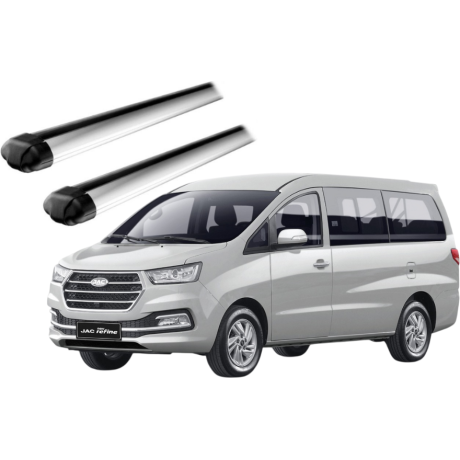 Barras THULE EVO AeroBar para autos JAC Refine desde 2009 - 2016 negro