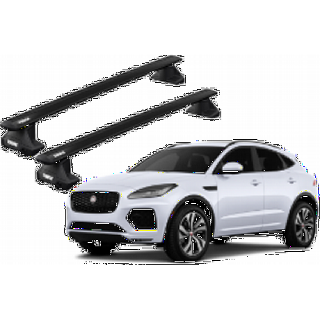 Barras THULE EVO WingBar para autos JAGUAR E-Pace desde 2018 negro