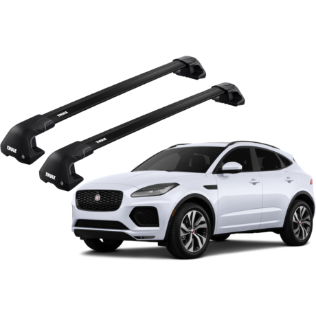 Barras THULE EDGE Flush para autos JAGUAR E-Pace desde 2018 negro