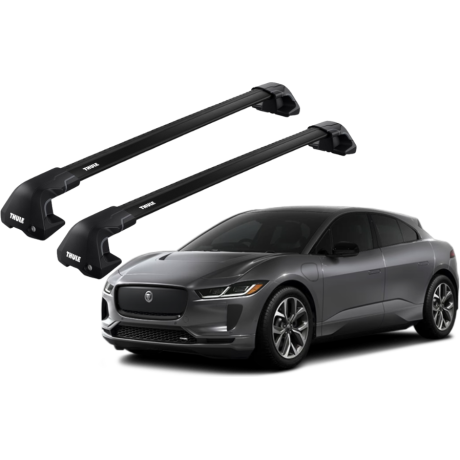 Barras THULE EDGE Flush para autos JAGUAR I-Pace desde 2018 negro
