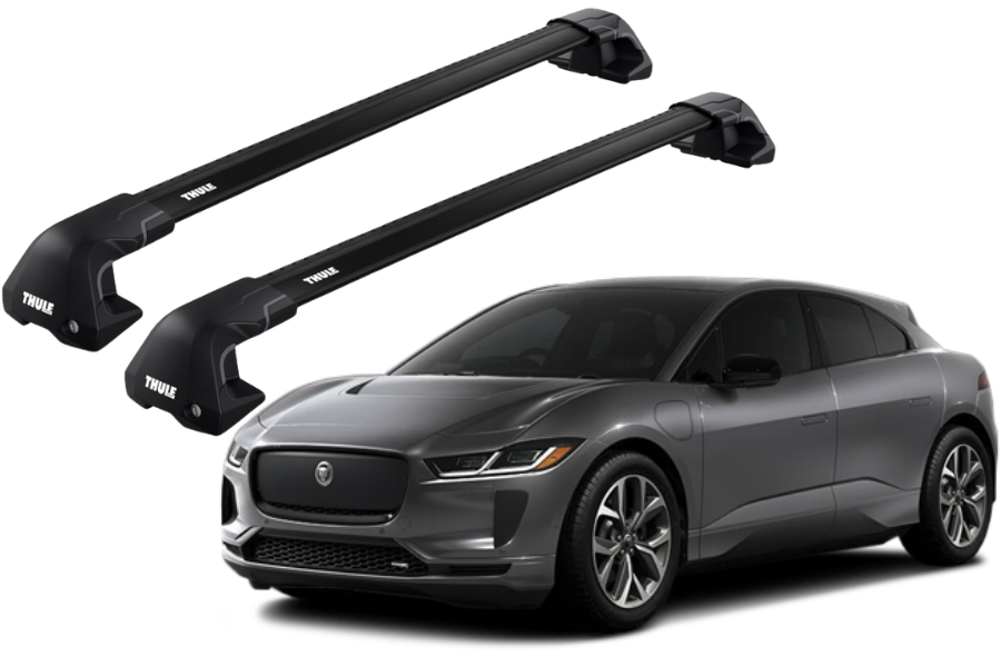 Barras THULE EDGE Flush para autos JAGUAR I-Pace desde 2018 negro