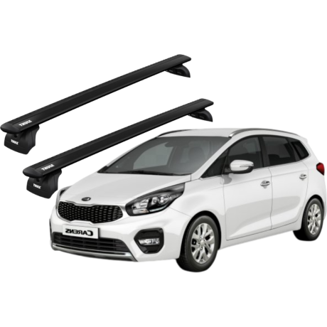 Barras THULE WingBar para autos KIA Carens desde 2013 negro