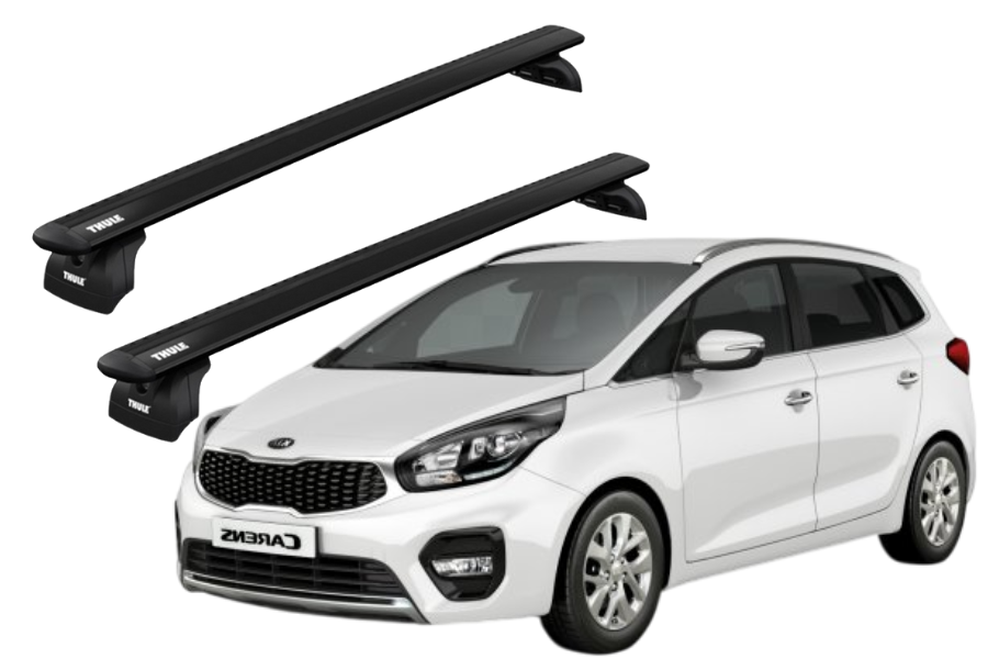 Barras THULE WingBar para autos KIA Carens desde 2013 negro