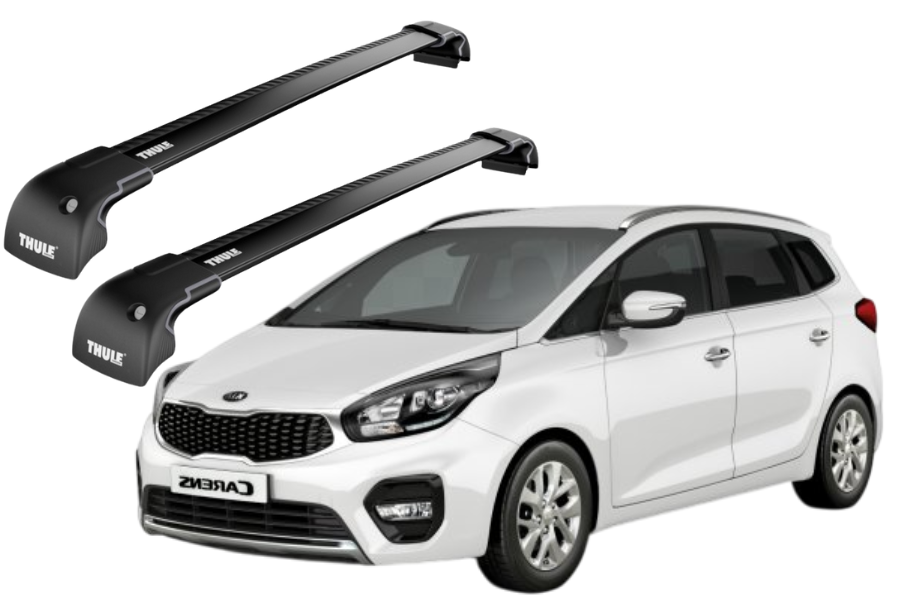 Barras THULE EDGE para autos KIA Carens desde 2013 negro