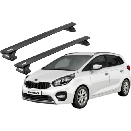 Barras THULE EVO WingBar para autos KIA Carens desde 2013 negro