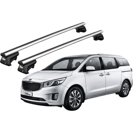 Barras THULE SmartRack XT AluBar para autos KIA Grand Carnival 2006 a 2014