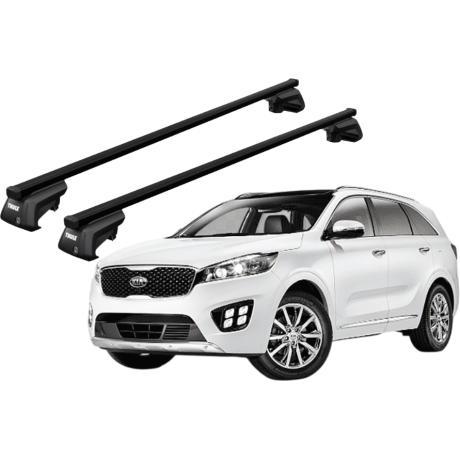 Barras THULE EVO SquareBar para autos KIA Sorento 2010 a 2015