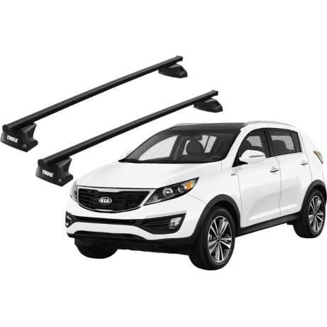 Barras THULE EVO SquareBar para autos KIA Sportage 2010 a 2016